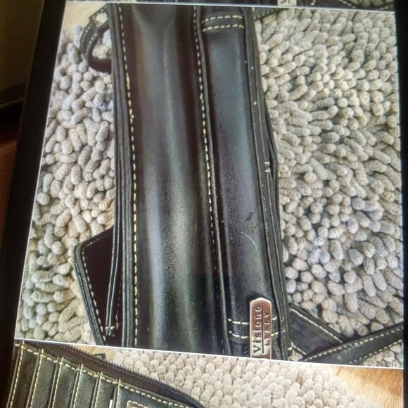 Black Italian designed shoulder bag - Picture 11 of 13